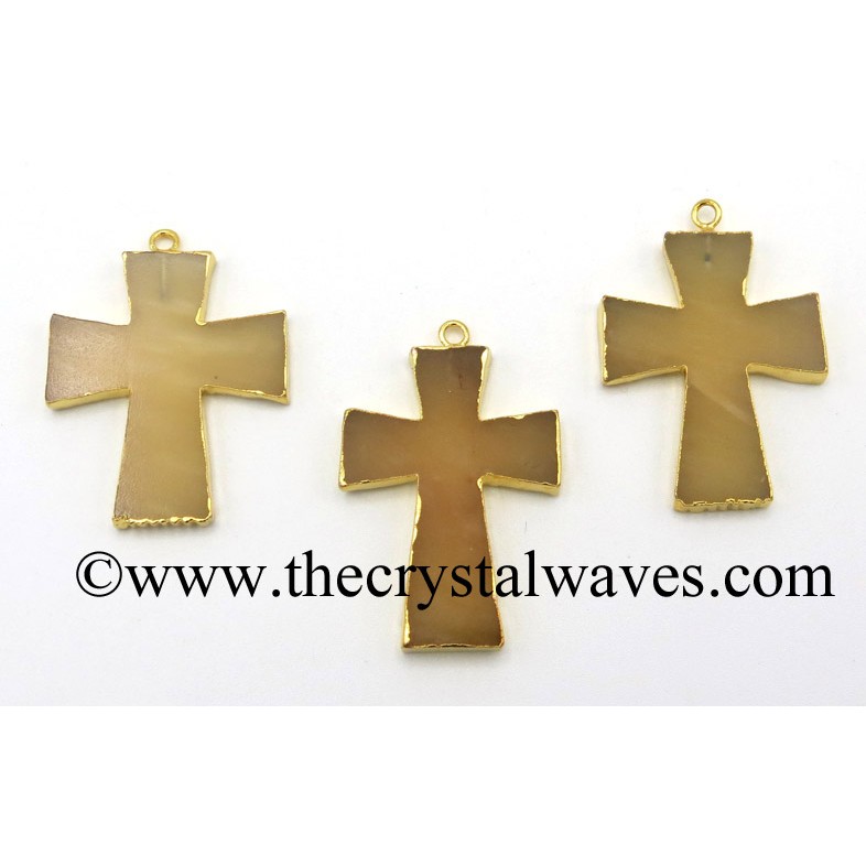 Electroplated Cross Pendants
